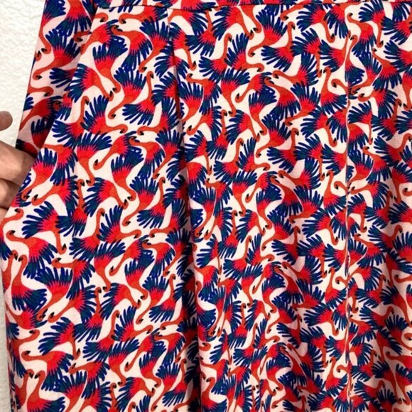 Boden Petronella Flamingo Midi Dress with pockets!! - Picture 4 of 7